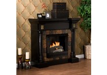 Carrington Convertible Black Gel Fireplace