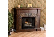 Cartwright Espresso Gel Fireplace