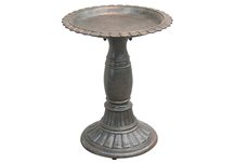 Aged Bronze Fiesta Birdbath