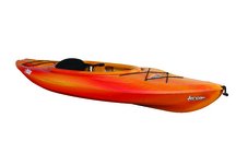 Freedom 100 Fade Red Yellow Sit in Kayak