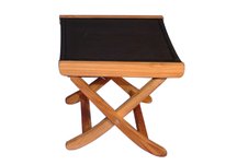Footstool for teak recliner sling black, Foot stool for teak recliner sling black