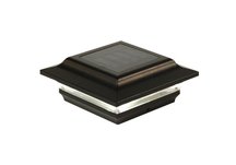 4 X 4 IMPERIAL SOLAR POST CAP - BLACK