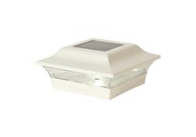 5 X 5 IMPERIAL SOLAR POST CAP - WHITE