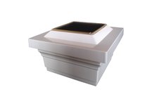 5X5 MAJESTIC SOLAR POST CAP - WHITE