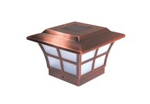 4X4 PRESTIGE SOLAR POST CAP - COPPER