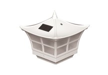 5 X 5 AMBIENCE SOLAR POST CAP - WHITE