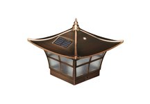 4 X 4 AMBIENCE SOLAR POST CAP - COPPER