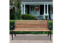 V1358 Lion Steel Park Bench