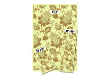 Beige Floral Capri Rug Set