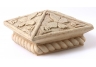Carruth Butterflies Post Cap with Rope Base