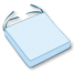 Square Cushion With Back Ties