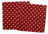Set of 2 Ikat Primary Red Pillow Covers