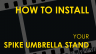 How To Install Your Spike Umbrella Stand