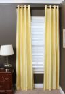 Custom Grommet Silk Drapes