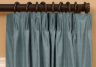 custom euro pleat silk drapes