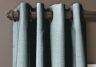 Custom Grommet Silk Drapes