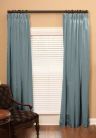 Custom French Pleat Silk Drapes
