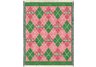 Alpha Kappa Alpha Plaid Throw