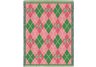 Delta Zeta Plaid Throw