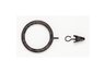 Kirsch Wrought Iron Eyelet rings with removable clips (7 per bag)
