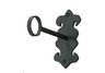 FORGED METAL DRAPERY BRACKET PAIR 625