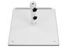 75 lb White Steel Base Umbrella Stand
