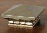 Brass Finish Metallic Top Post Cap