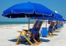Blue Beach Umbrella