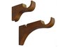 Fruitwood Nolita Drapery Bracket Pair