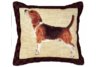 Beagle Needlepoint Pillow