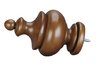 Fruitwood Chelsea  Rod End Finial