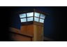 6X6 PRESTIGE SOLAR POST CAP - COPPER