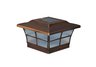 6X6 PRESTIGE SOLAR POST CAP - COPPER