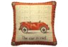 Vintage Car Needlepoint Pillow