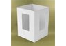 Vinyl Fence Posts - 7ft Corner - Contemporary Picket