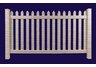 Vinyl Straight Top Picket Fencing