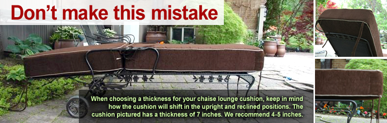 Custom cushion mistakes