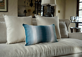 Teal and white throw hot sale pillows