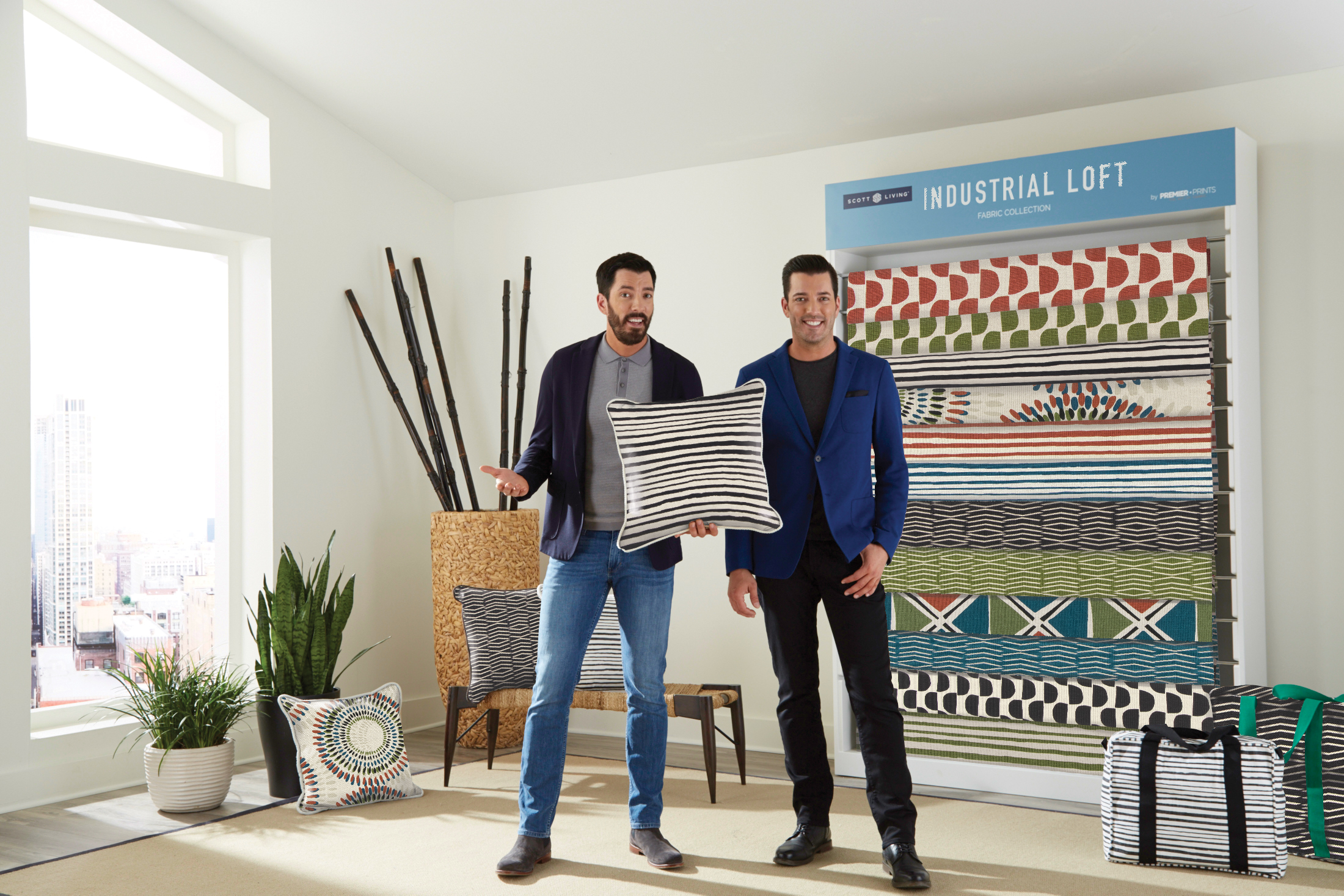 Scott Living Fabrics on Cushion Source