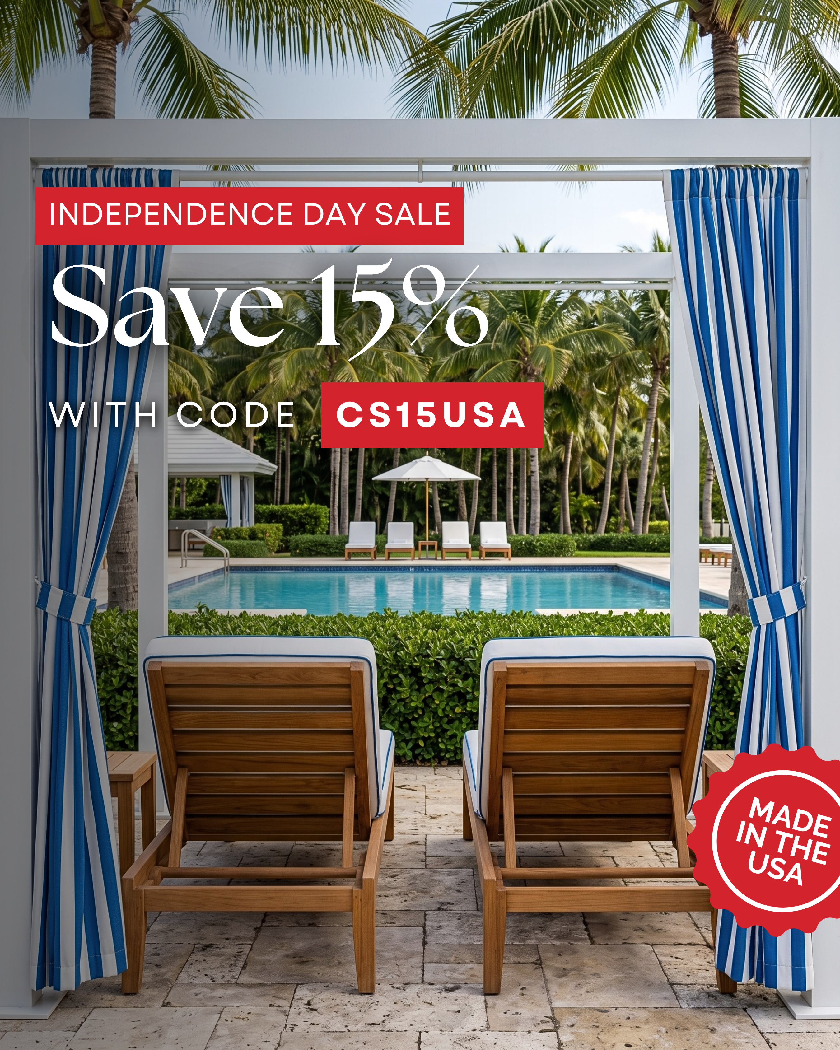 Save 15% on Custom Cushions and Pillows with Code CS15USA