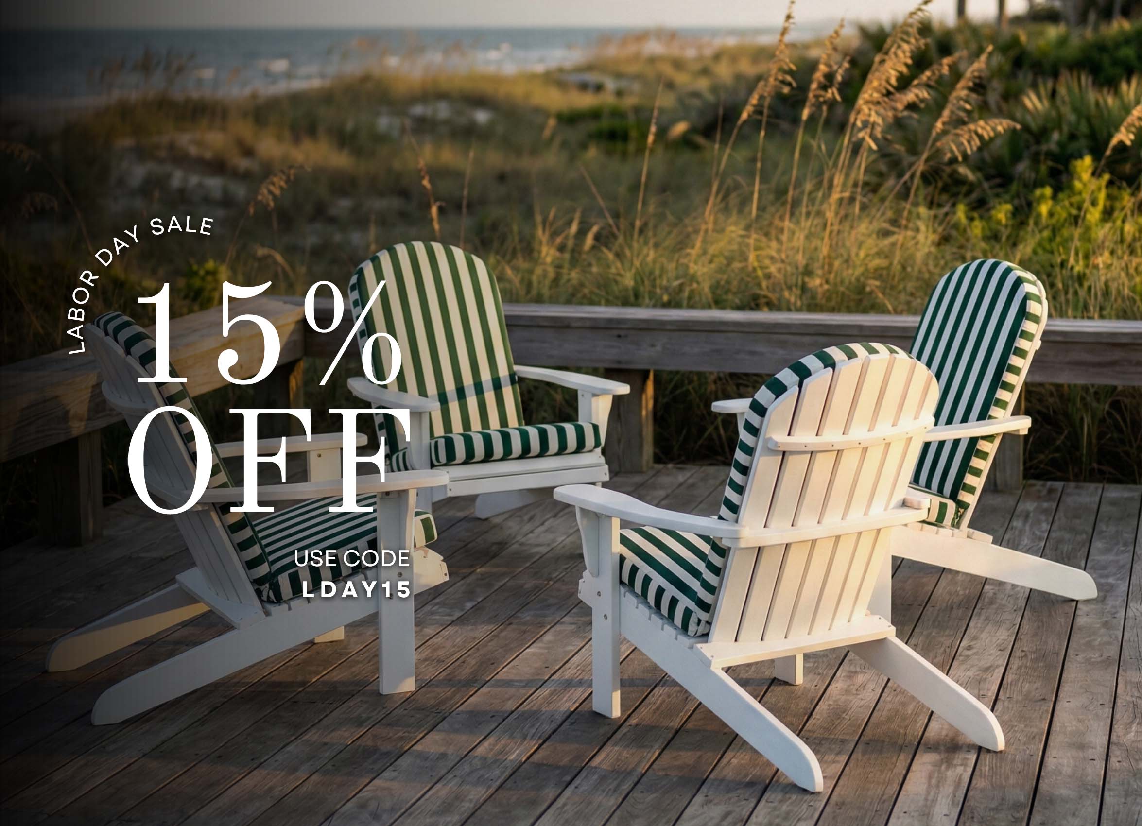 Save 15% on Custom Cushions and Pillows with Code LDAY15
