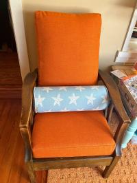 New Cushions for Great Grandmother's Chair