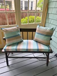 Custom Sunbrella Bench Cushion
