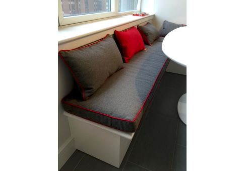 Bespoke bench cushions, Large floor pillows