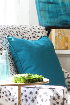 Teal deals couch pillows