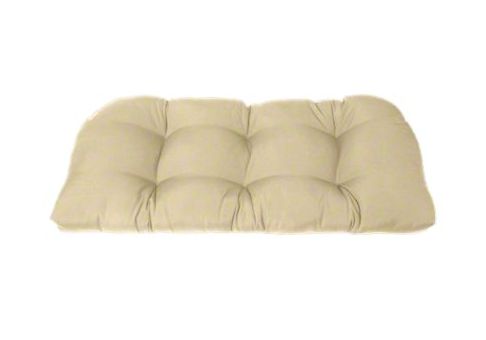Rounded Back Tufted Bench or Glider Cushion: 41