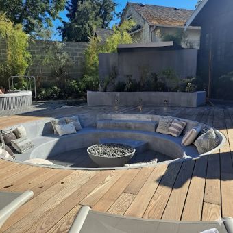 Custom Firepit Before