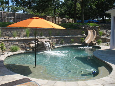 wind-resistant backyard umbrella