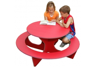 Round Red Activity Table