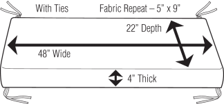 Bench Example Fabric Yardage